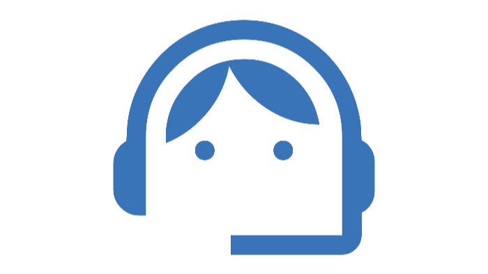 Headset Icon, symbolisch für die Zentrale