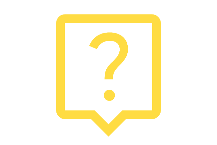 Fragezeichen Icon, symbolisch für den Support