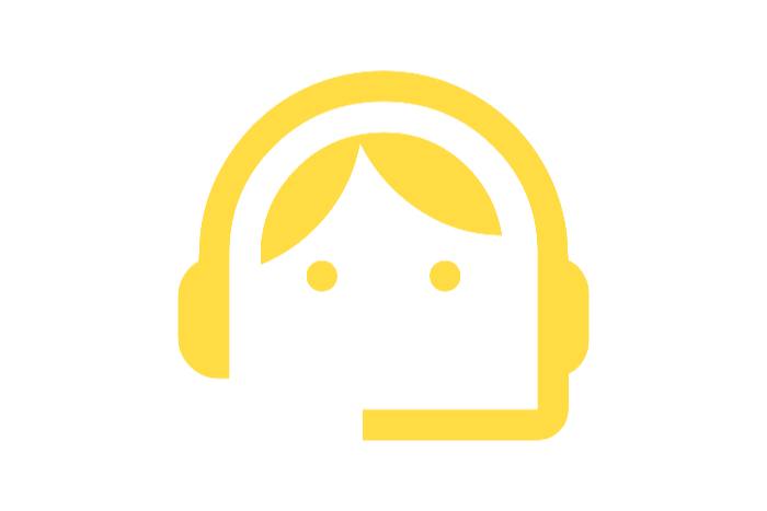 Headset Icon, symbolisch für die Zentrale